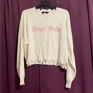 💗😇ANGEL BABY CROP SWEATER😇💗